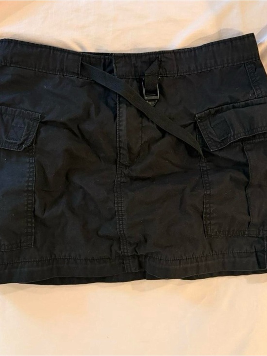 Levis Strauss Dresses & Skirts - Levis Black Cargo Transform Long to Short Skirt
